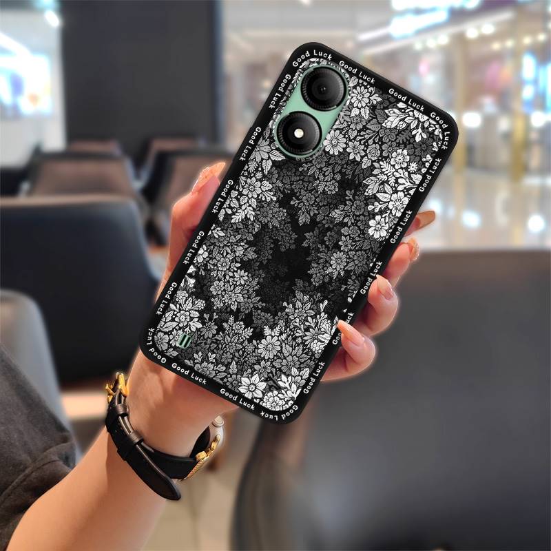 Waterproof Graffiti Phone Case For ZTE Blade A33s Cute Silicone Shockproof Full Wrap Dirt-resistant Protective TPU