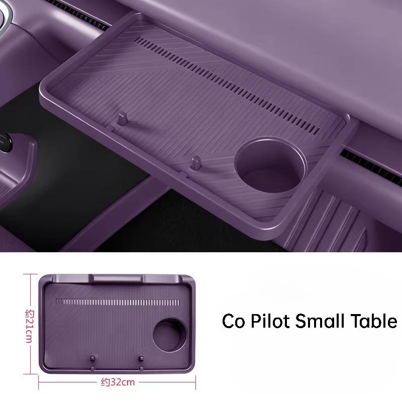 For Leapmotor C10 C11 C16 B10 B01 Lafa 5 Co Pilot Multifunctional Desk Silicone Anti-Slip Storage Box Auto Interior Accessories