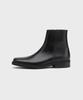 Firenze Atelier [Vibram] Minimal Semi-Square Zip-Up Boots 7430-Z [Fg Black]