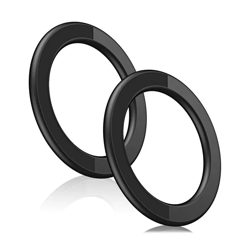1/2Pcs Wall Mounted Magnetic Ring Phone Holder For iPhone 15 14 13 12 Pro Magsafe Magnet Bracket Self-adhesive Car Phone Mount