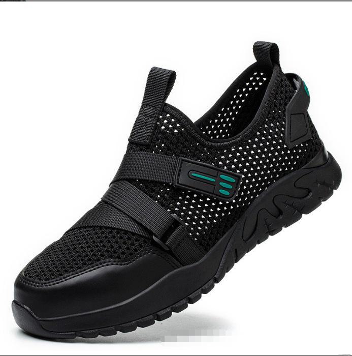 Men's Breathable Anti-Smash and Anti-Puncture Summer Work Shoes