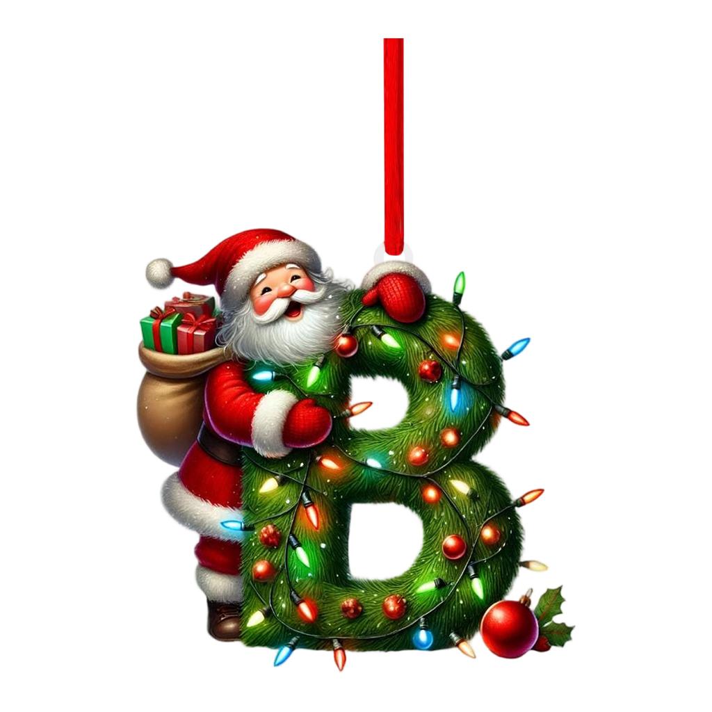 26 Letter,Christmas,Ornaments,Acrylic,1