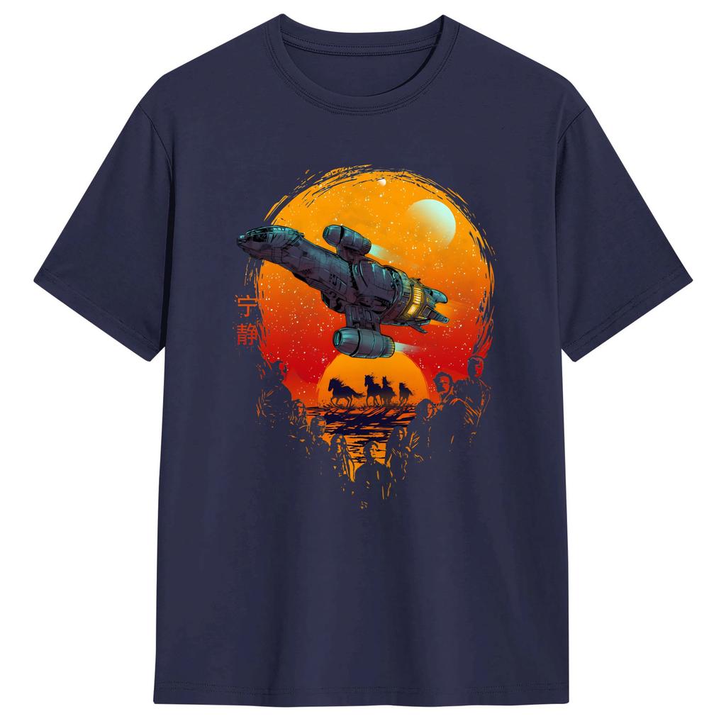 Firefly Serenity Cant Take The Sky From Me Unisexs T Shirts  Novelty Tees Short Sleeve Round Collar TShirts Pure Cotton Clothes