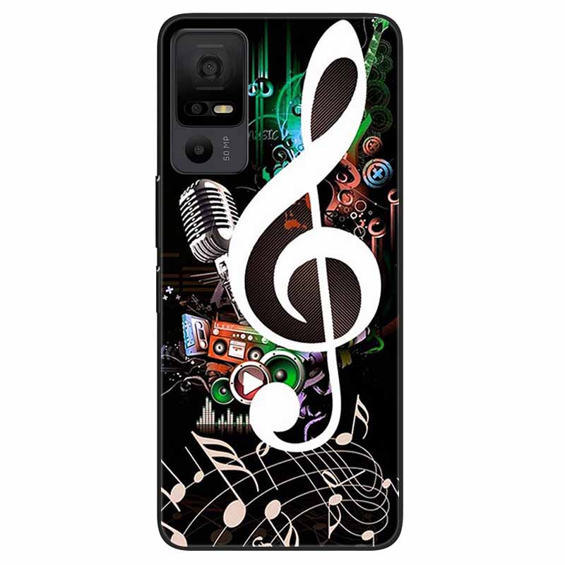 Phone Case for TCL 40 NXTpaper 5G Covers Black Bumper Silicone Soft Shell for TCL 40 NxtPaper 5G TPU Coques Lovely Marble Fundas