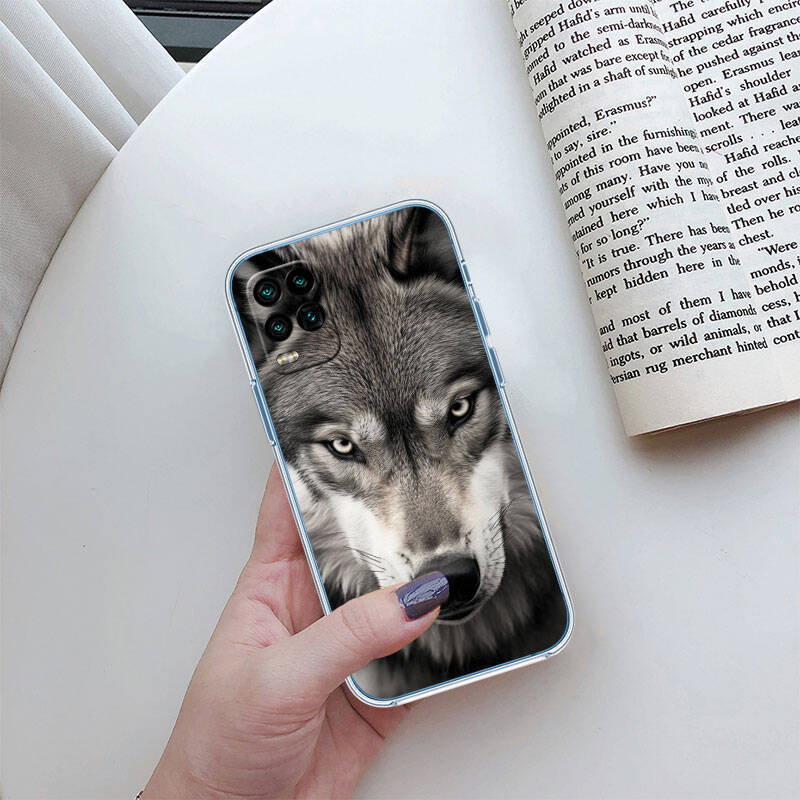 MH148 Animal Wolf Phone Case for Motorola Edge 20 30 S30 40 50 Fusion Lite Plus Pro Neo Ultra One Power Action Macro Hyper Vision Zoom