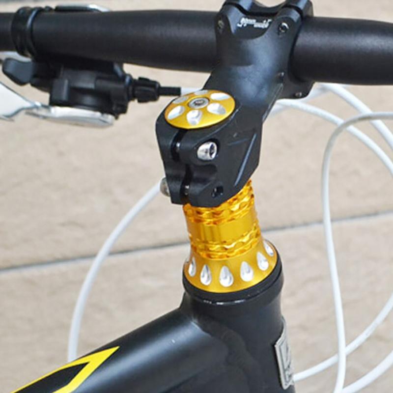 Light weight Aluminum Alloys Bicycles Headset Cap Durability Bicycles Stem Cover for Fork Steerer Tube