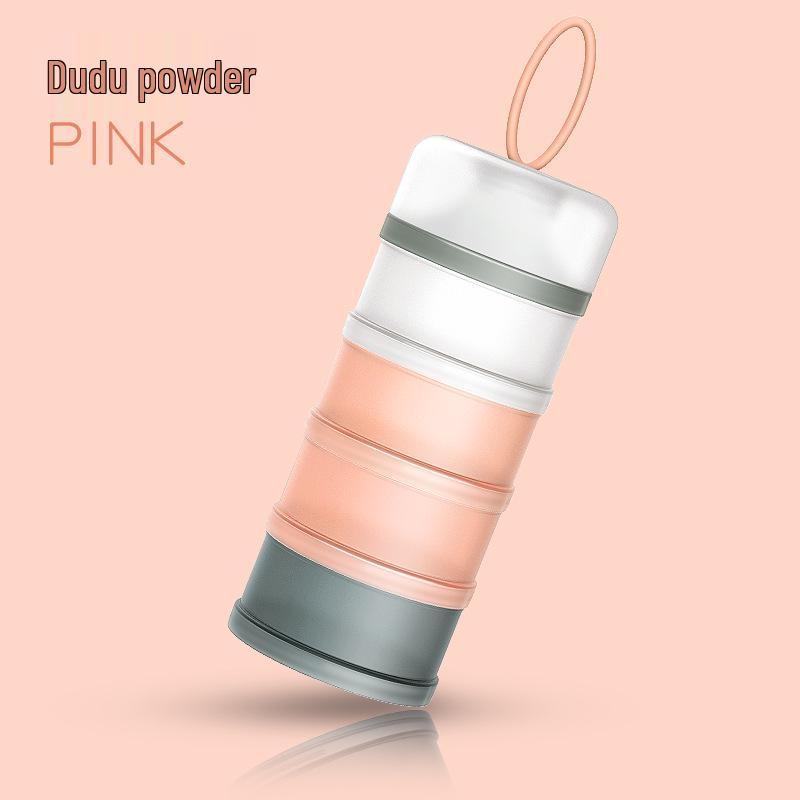 MillyMally Portable Milk Powder Box: Large Capacity, Mini Compartment for Baby Outings.