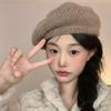 1Pieces Autumn And Winter Knitted Beret For Women Korean Style All-match Retro Painter Hat Mountaineering Hat Christmas Gifts