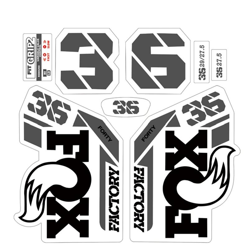 36 Factory Sc Step Cast Decals Waterproof Mtb Front Fork Stickers Vinyl Bike Frame Protective Decor