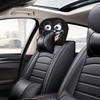 Coprisedili Poggiatesta Auto Divertenti, Seta Ghiacciata Stampa Double Face, Universali Estensibili Protezione Cuscino Collo Sedile Auto