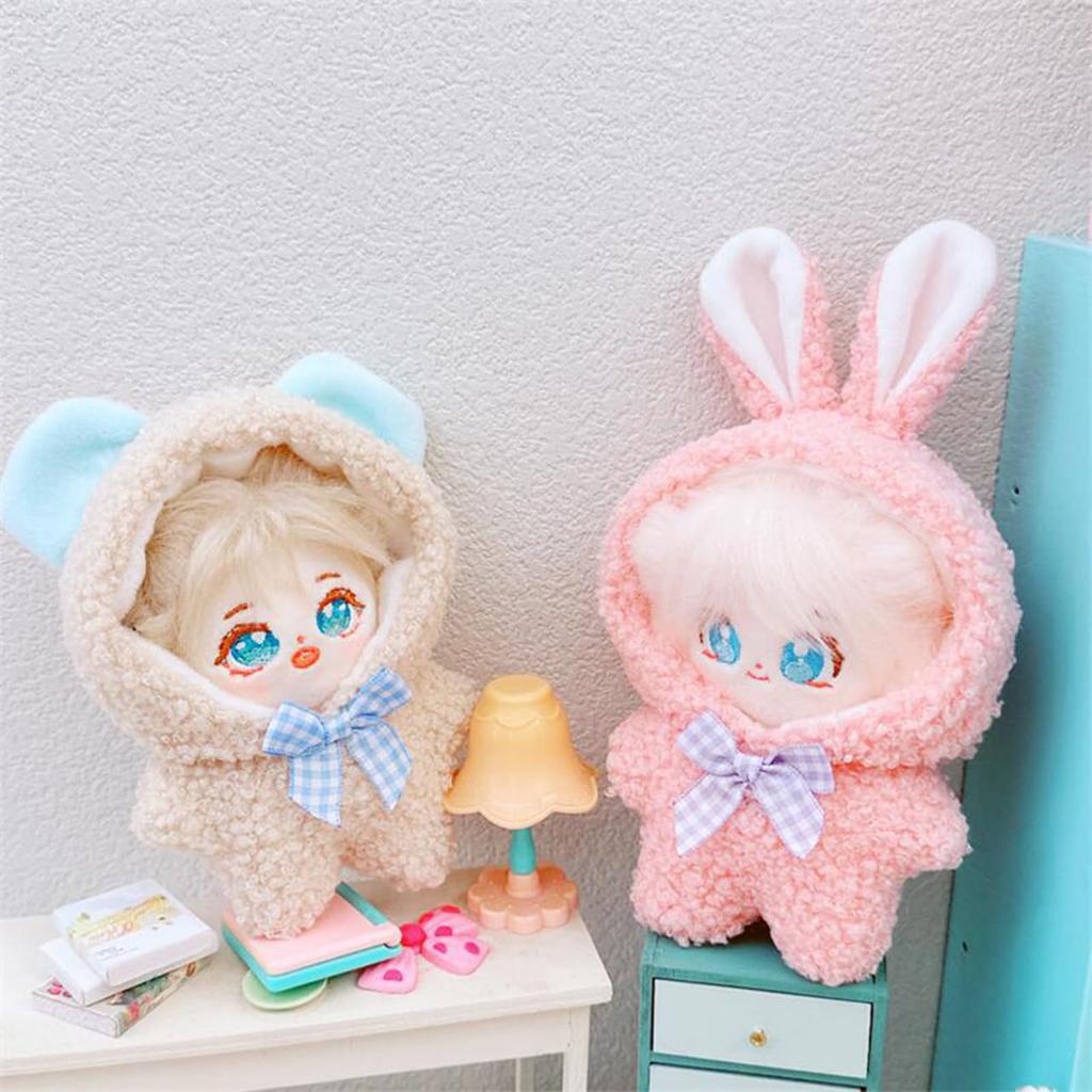 [Queen-b] Plush Clothes, 10cm, Fluffy Animal, Cute, Ribbon, Small, Kigurumi Costume, Favorite Character, Oshi Plush, Favorite Merchandise, Dress-Up,