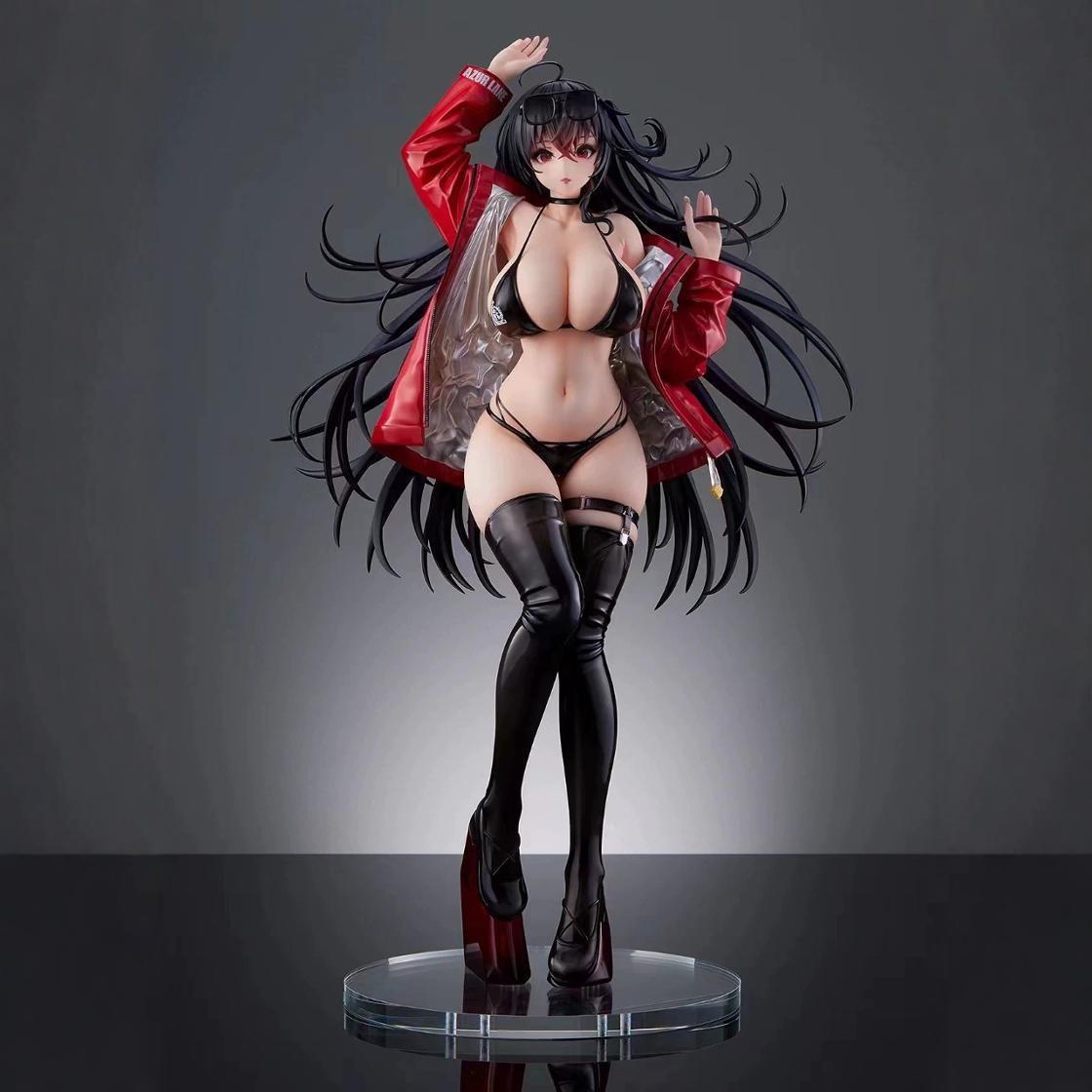 Azur Lane Anime Figure 43cm Taihou Racing Queen Swimsuit Pvc Collectible Model Large Desktop Ornament For Adult Collectors