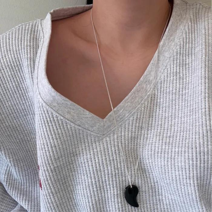_Black Mark Necklace