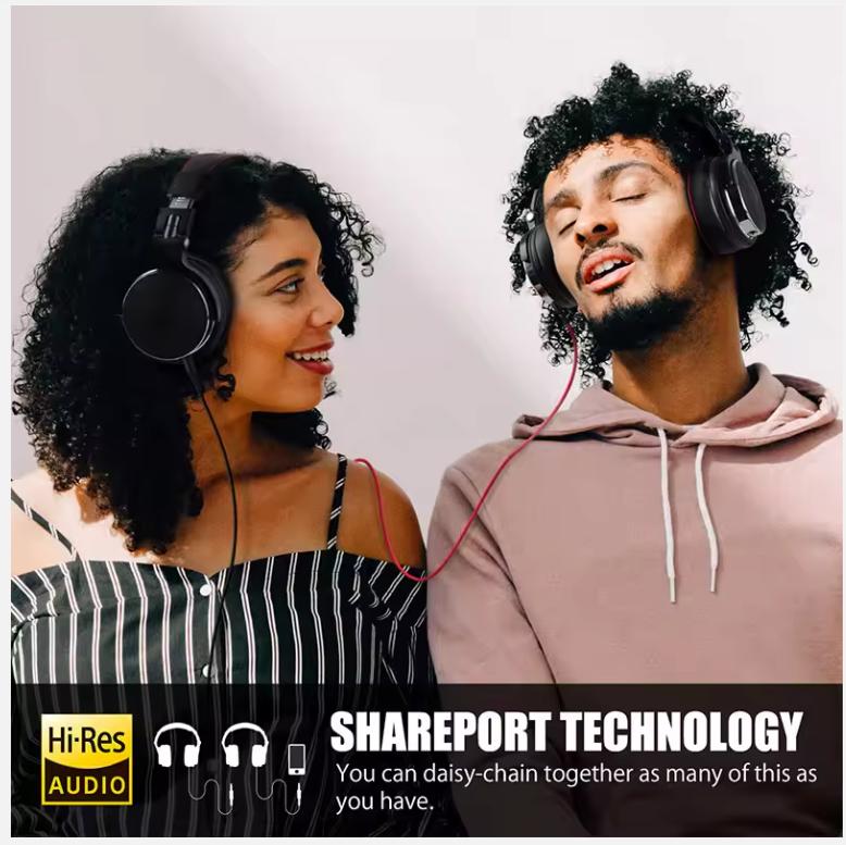 Oneodio Wired Professional Studio Pro 50 DJ Headphones With Microphone Over Ear HiFi Monitor Music Headset Earphone For Phone PC
