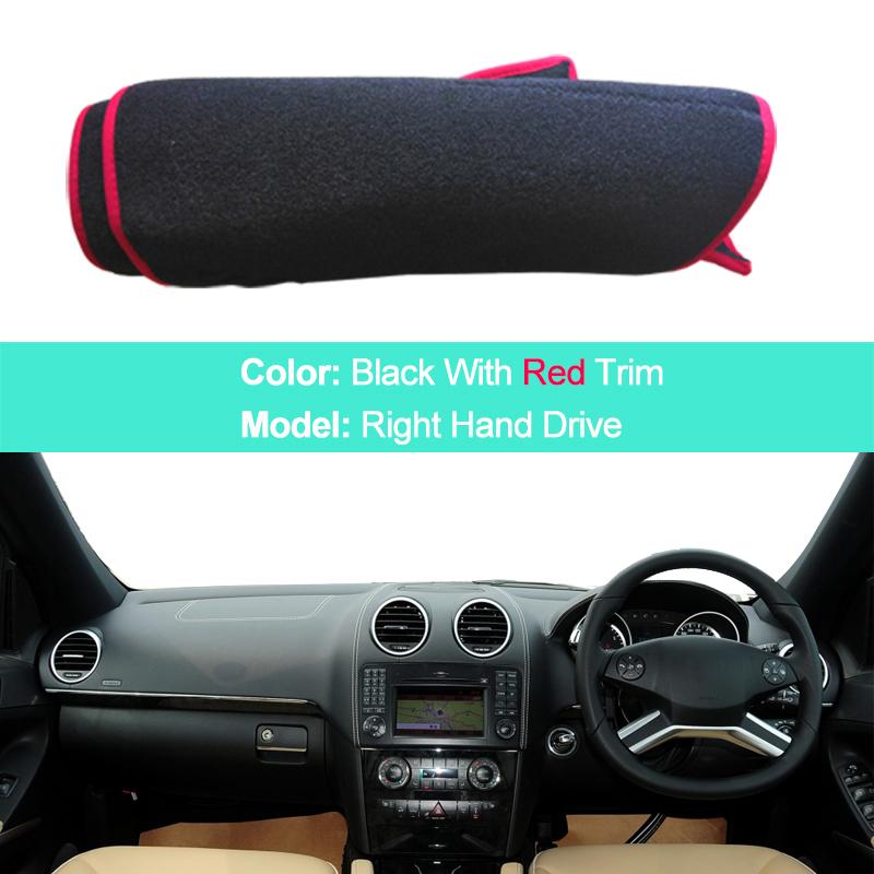 Car Inner Dashboard Cover Carpet Cushion Sun Shade For Mercedes Benz M-Class W164 2006 2007 2008 2009 2010 2011 ML350 ML250 AMG