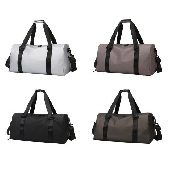 Unisex Duffle Bag Waterproof Gym Tote with Shoe Compartment Wet Pocket Carry on Weekender Duffel for Men Women Sports Travel Fitness