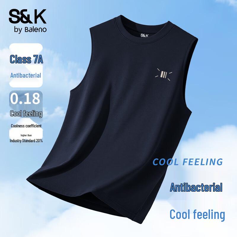 Baleno Men s S&K Series Casual Loose Fit Tank Top 2XL