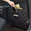 For Jeep Car Leather Seatback Protective Cover Seat Anti-Kick Pad For Jeep Grand Cherokee Wrangler JK Gladiator Compass Reneg