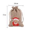 Party Wedding Drawstring Pouch Christmas Ornament Candy Bags Christmas Decorations Storage Bags