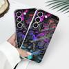 Colorful Clown Transparent Phone Case For Samsung Galaxy S22 S21 S20 FE Plus Ultra Soft TPU Cover