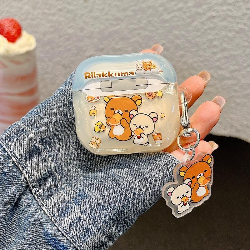 Japan and South Korea cute bear AirPods 1 generation earphone case for Apple Bluetooth headset Pro1 generation 1 generation