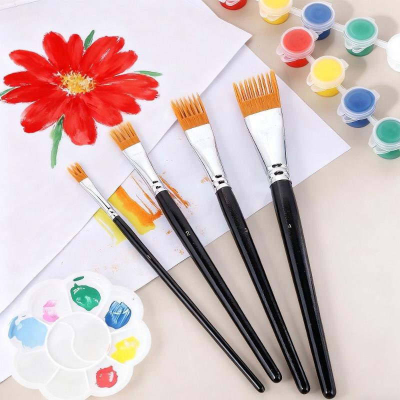 Professional Watercolor Brushes Set for Artists High Absorbency Tools for Detailed and Broad Painting Techniques