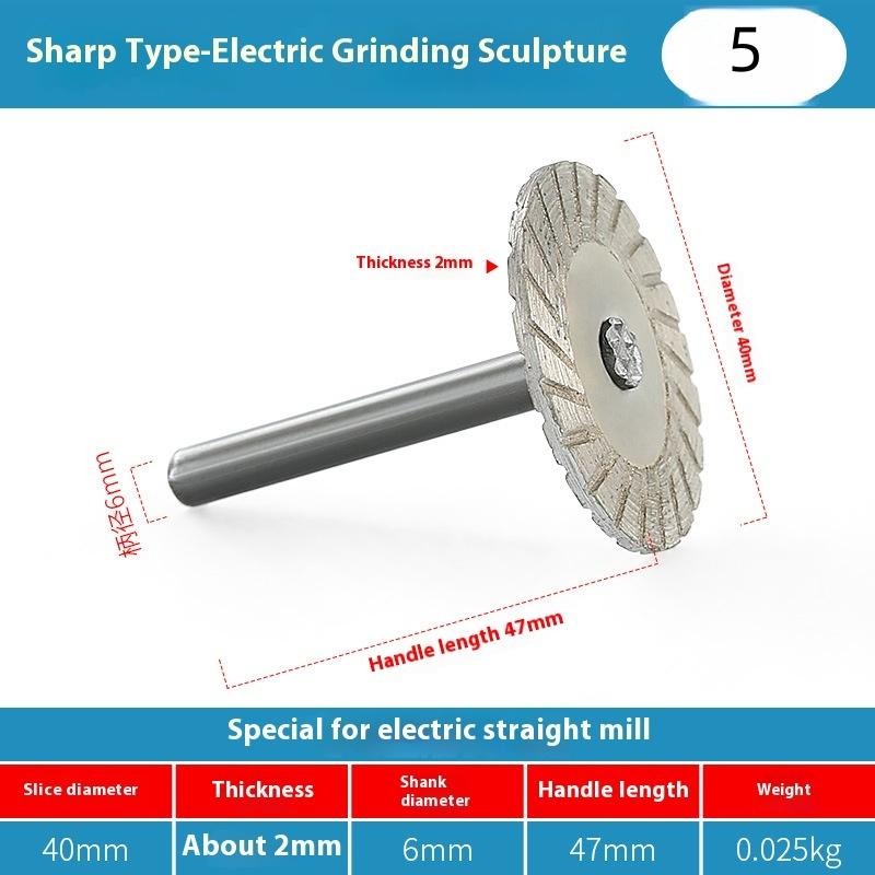 Sculptură în piatră disc de tăiere 4cm, inscripționare sculptură în piatră, disc de ferăstrău ondulat pentru tăiere uscată polizor electric cu mâner