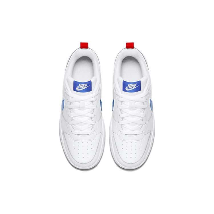 Nike Court Borough Low 2 'White Blue Red' GS BQ5448-109