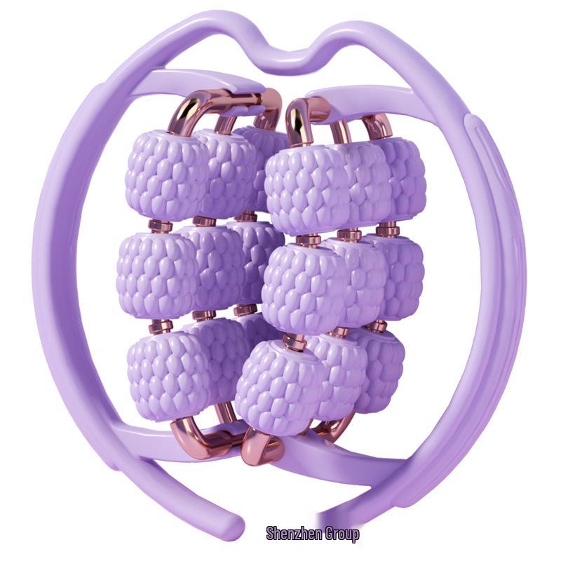 18-Wheel Six-Axis Leg Massager: Home Leg Slimming & Fascia Relaxation Ring Clip