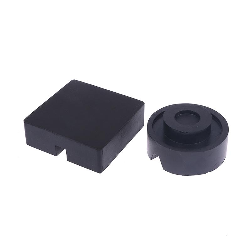 Universal Car Lift Jack Stand Rubber Pads Black Rubber Slotted Floor Jack Pad Frame Rail Adapter