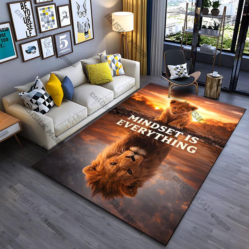 Perspective growth potential inner strength carpet Yoga living room room decor children s crawling mat doormat area rug 40cm x 60cm