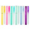 Buffer Colored Crystal Glass Nail File Polished Two-color Gradient Crystal File  Women