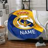 Custom Name Ipswich Town FC Crest Blanket for Couch & Bed, Plush Cozy Fuzzy Blanket Super Soft & Warm Blankets for Fall and Winter. 0908263
