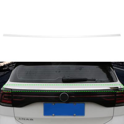 For VW T-Cross T Cross 2019 - 2023 Rear Trunk Tailgate Lid Strip Tail Light Lamp Eyebrow Cover Trim Stainless Steel Accessories