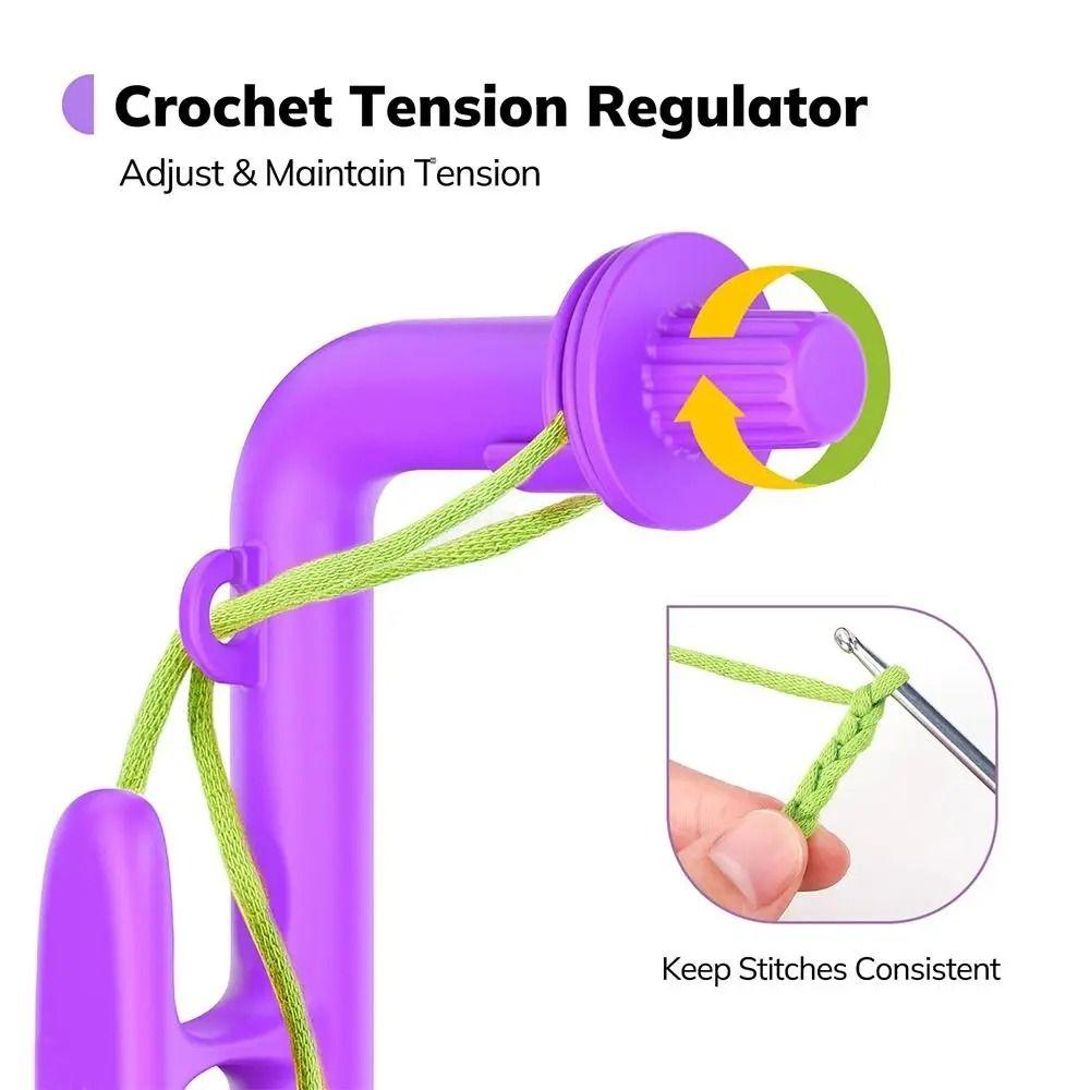 Yarn Guide Crochetobe Crochet Holder Magic Rings Tool Yarn Tension Regulator  DIY Craft