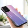For Xiaomi Redmi Note 12 Turbo/Poco F5 5G Gradient Tempered Glass Phone Case PC+TPU Back Shell