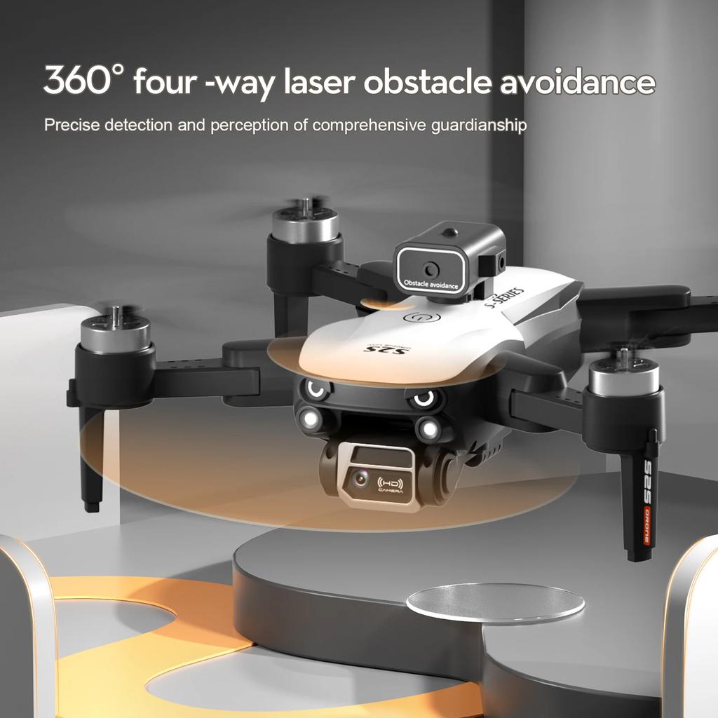 S2s Drone 8k Professional Hd Dual Camera Brushless Obstacle Avoidance Aerial Pography Foldable Quadcopter Toys Gifts