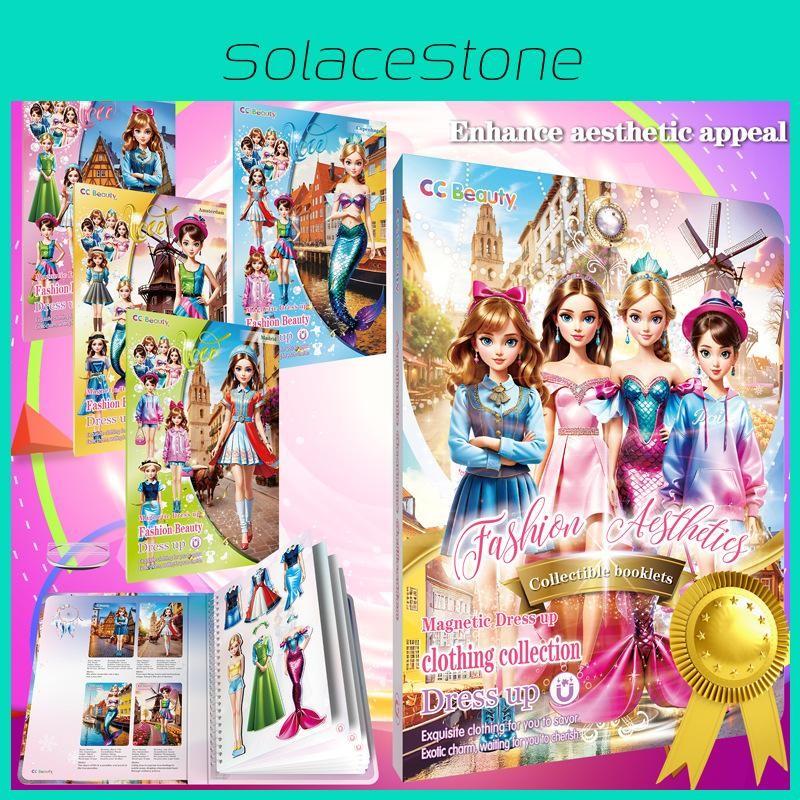 Magnetic Up Dress Toys Magnet Paper Princess Girl Toddler Travel Activities