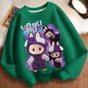 Children's Round-neck Hoodies, Cute Long-sleeved Hoodies for Boys and Girls In Spring and Autumn