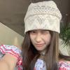 Breathable Beanies Hat Spicy Girl Knitted Hat Retro Sunscreen Cap  Spring and Summer