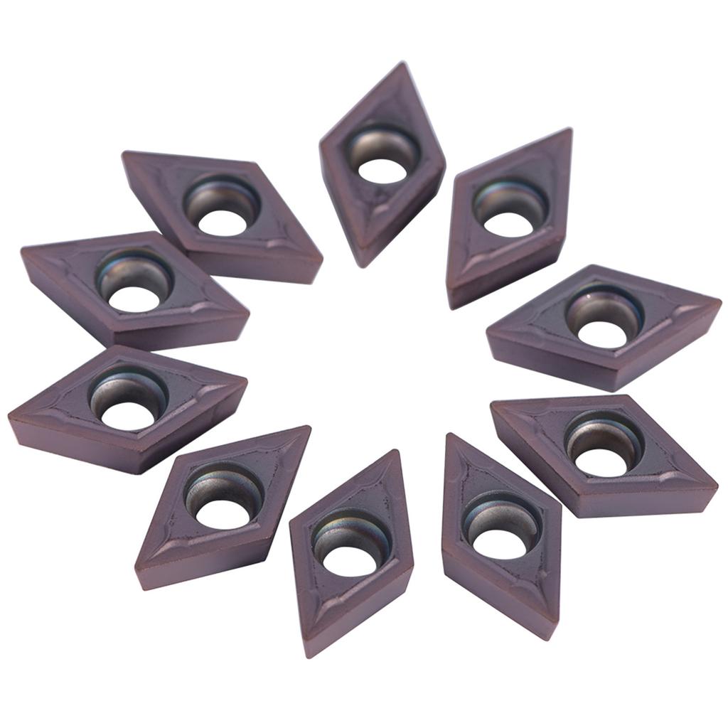 10Pcs set CNC Carbide Tips Inserts Blade Cutter Lathe Turning Tool with Box