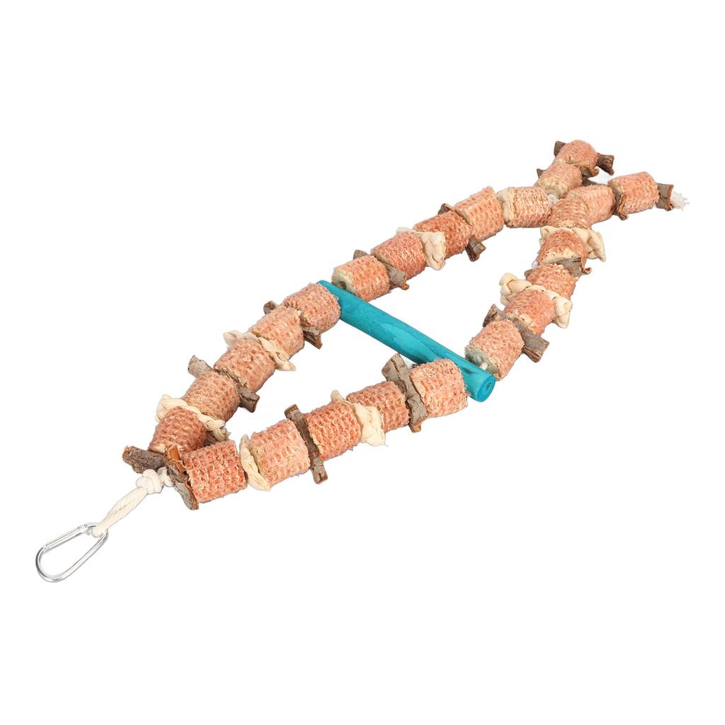 Papagei Maiskolben Kauspielzeug Bissfest Hängendes Vogel Kauspielzeug Käfigspielzeug für Aras Afrikanische Graupapageien