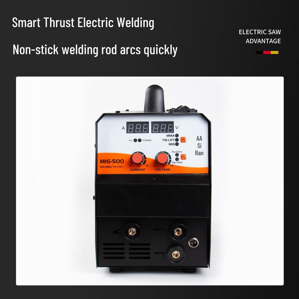220V Portable Gasless MIG-MMA-TIG Welder for Outdoor Use