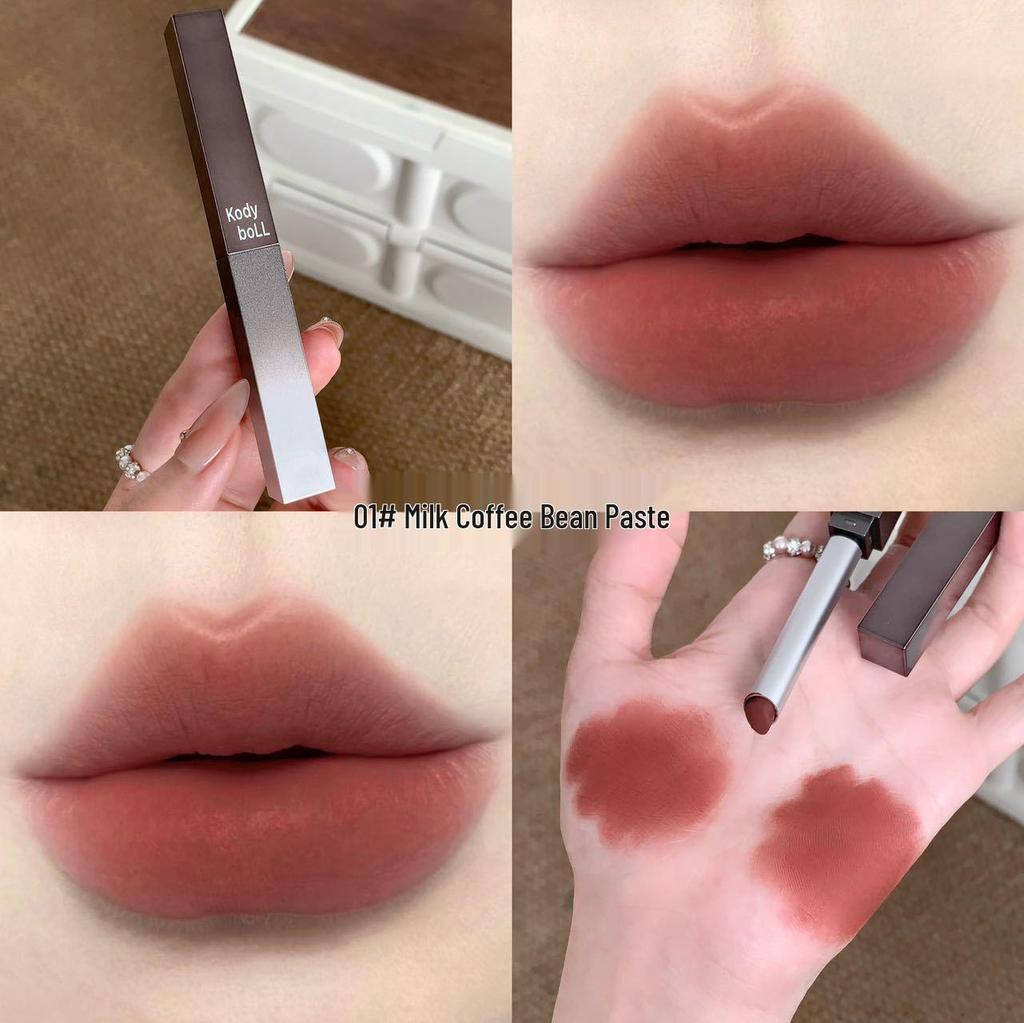 KodyboLL Flashy Matte Silky Lipstick for Yellow Skin - Moisturizing, Brightening, Perfect for Bare Face