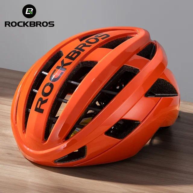 Rockbros Ultralight Cycling Helmet Safety Cap Bicycle Helmet For Women Men Racing Bike Equipments Road Mtb Adult Bike Helmets