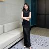 Sexy Dress Nightclub Chinese Low-cut Mesh Foot Massage Soft Technician Club Foot Massage Work Clothes