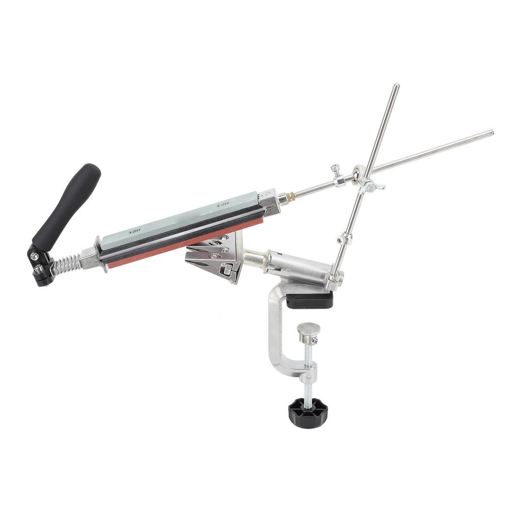 Knives Sharpener Stone 120 320 600 1500 1000 6000 Grit Fixed Angle Flipable Design Knives Sharpening Kit for Kitchen