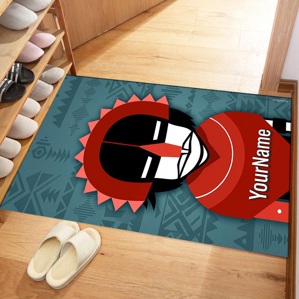 Incredibox Customizable Name Area Rug Suitable for Study room Playrooms Decorate room Game Room Anti-slip Rug Anime Office Decor Gift for Festivals