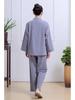 Completo a Maniche Lunghe per Meditazione Buddista Zen - Cotone Lino Stile Tempio Tang