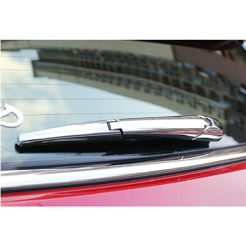 For Jeep Compass 17-2023 Bright Chrome Tail Rear Window Wipers Cover Trim 3PCS